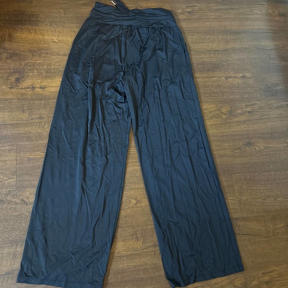 Halara High Waisted Drawstring Side Pocket Wide Leg Cool Touch Pants L - Picture 4 of 8